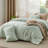 Best Seller Bedsure Cotton Fabric With Microfiber Inner Fill Comforter Set, 143TC-106246649-106246657