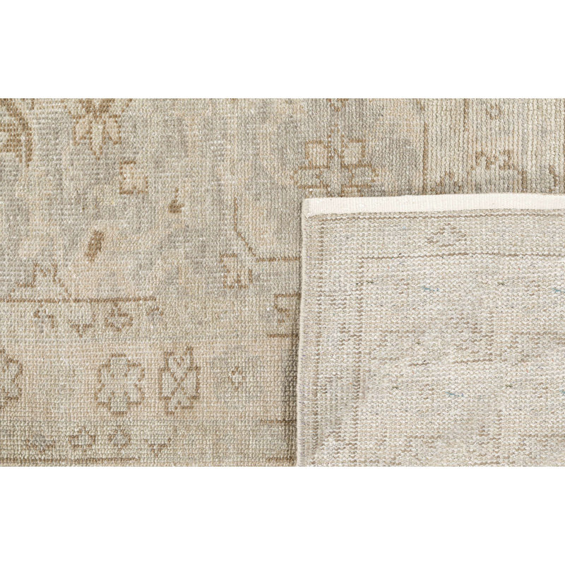 Bungalow Rose Hand Knotted Wool Nima Rug, Runner 2'6" x 8'