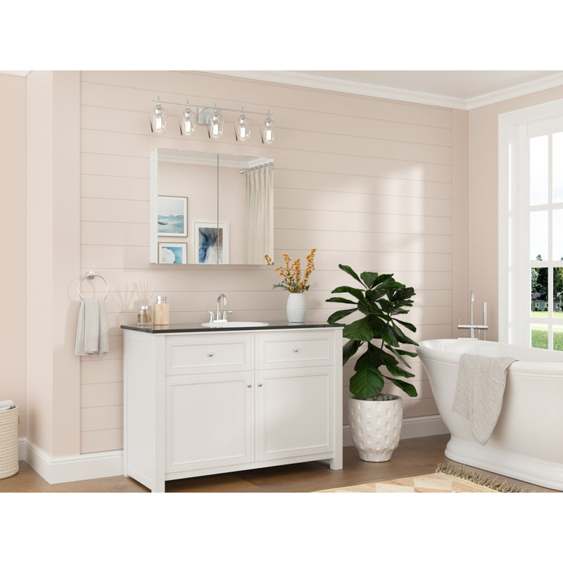 Husai Recessed or Surface Mount Aluminum Frameless Medicine Cabinet With Mirrored Door and Adjustable Shelves, White