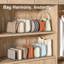 Organisateur de sac à main pour garde-robe, étagère de rangement pour sac à main transparent réglable, séparateurs d'embrayage en plastique pour organisateurs de garde-robe et rangement, Keep Carteras, livre de poche