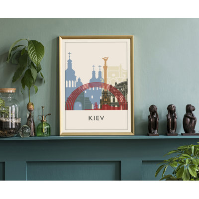 " Kiev Illustration World Cities Ukraine Travel "