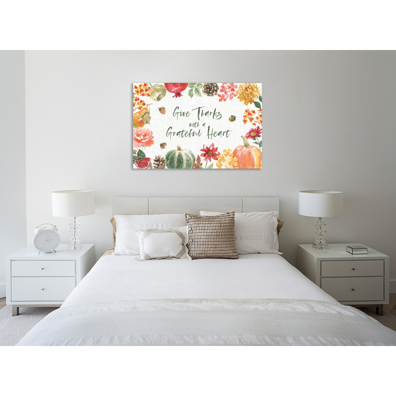 «Harvest Bouquet I», toile tendue par Beth Grove, H 20 po x l 30 po x P 1,5 po