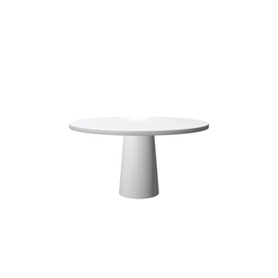 Container Round Solid Oak Dining Table