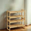 Range-chaussures en bambou extensible