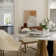Suzzie Modern Sintered Stone Round Dining Table for 4-6 with Pedestal Base, Pre-Assembly
