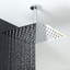 Système de douche thermostatique de luxe à fixation au plafond de style moderne-48170692