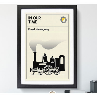 Book Cover in Our Time Ernest Hemingway - Picture Frame Graphic Art