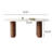 4 Person Dining Table Set With 71" Oval Dining Table & 4 Solid Wood Chairs-107263612