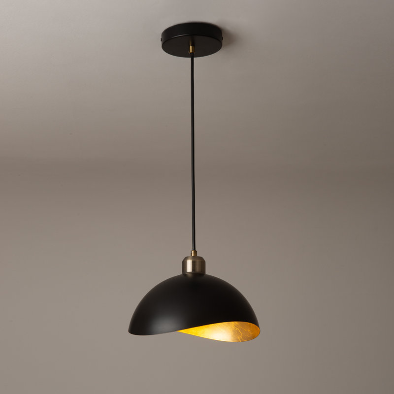 Luna Bella Pendant Light Large - Matte Black, Weathered Brass, Small