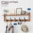 29'' Coat Rack Wall Mount with Shelf-30006456