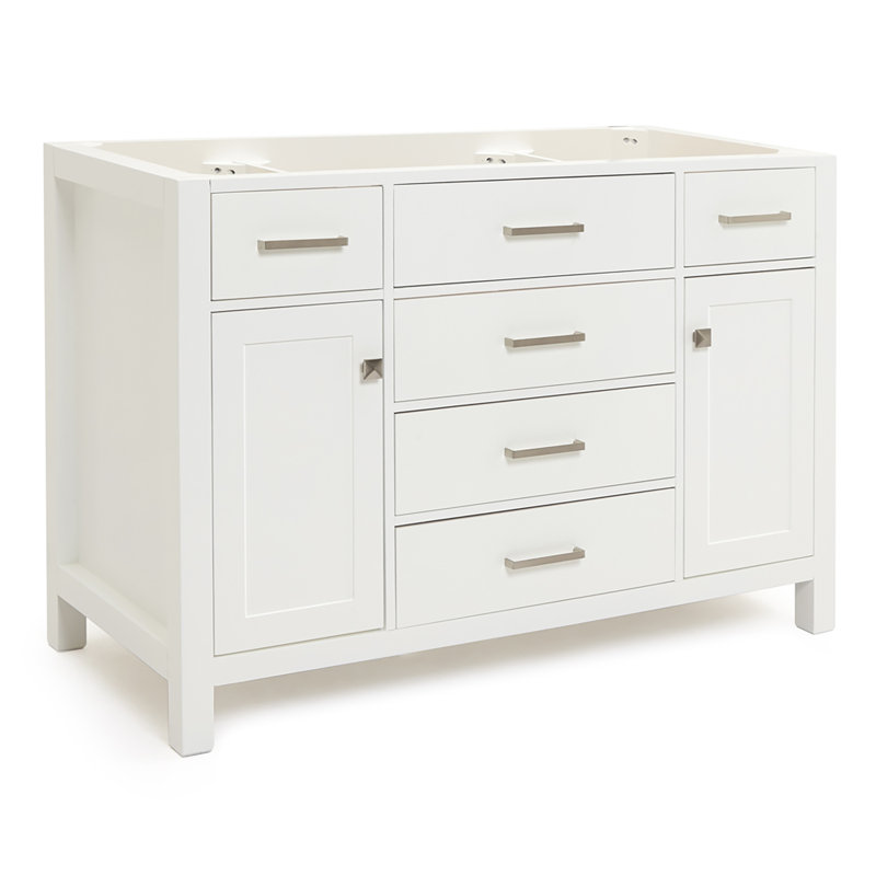 Petrel 48'' Single Bathroom Vanity Base Only, White