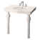 Barclay 22.62'' Bisque Vitreous China Rectangular Bathroom Sink with Overflow