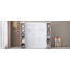 Lit escamotable mural Murphy avec portes de rangement-342933331