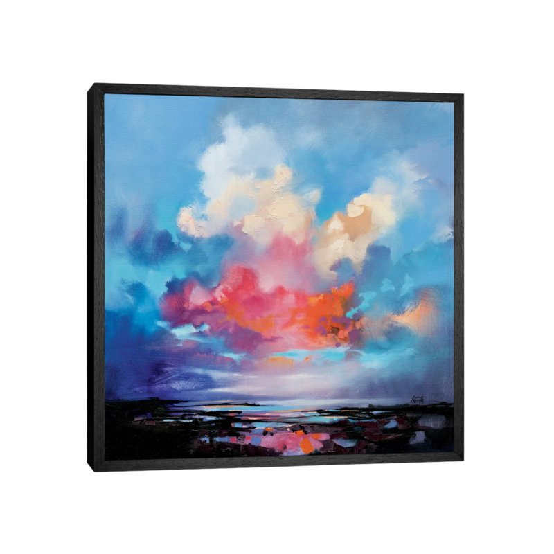 Diffusion I by Scott Naismith - Painting on Canvas, 66.04 cm H x 66.04 cm W, Black Framed