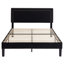 Grand lit plateforme tapissier en velours noir avec tête de lit réglable, cadre de lit moderne avec lattes de bois, aucun sommier requis-1528948482-1516895861