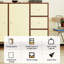 Buffet beige en bois manufacturé-1783826438