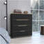 Commode 4 tiroirs Wengé et chêne clair