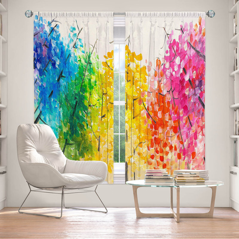 Rideau en polyester, L 40 po x L 82 po