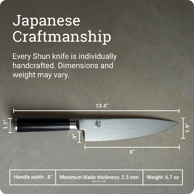 Classic 8'' L Chef's Knife, 8", Right-Handed