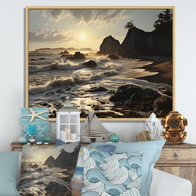«Beach Photo Rockies II» sur toile