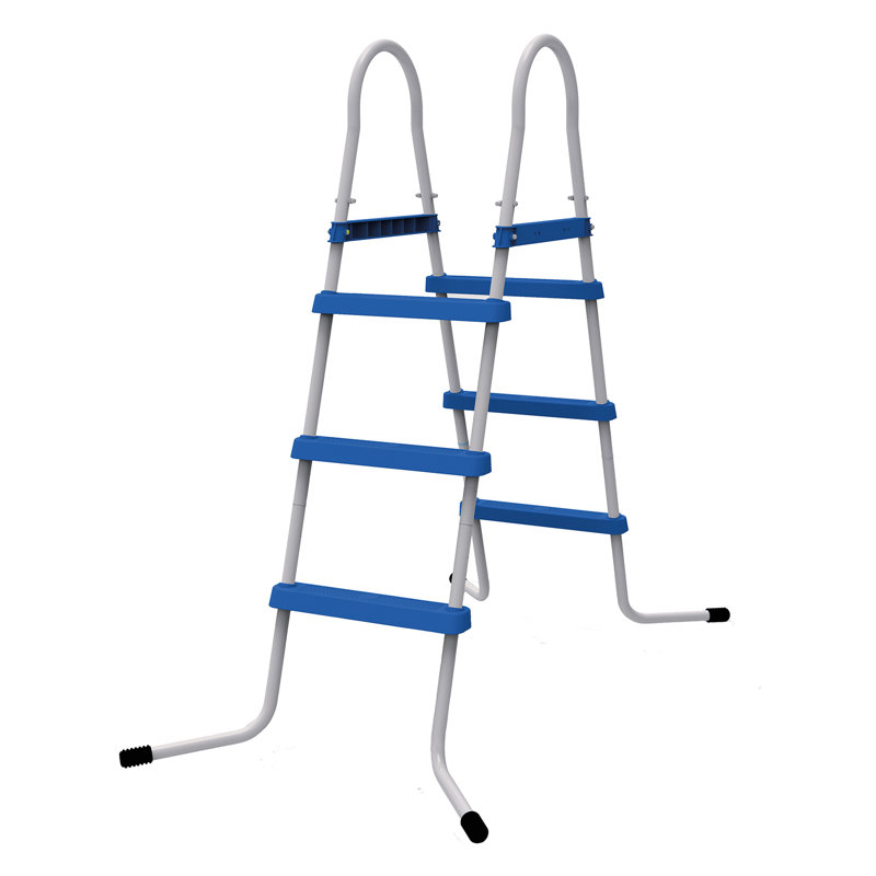 JLeisure 29R145 3 Step Outdoor Backyard Above Ground Swimming Pool Ladder