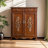 American vintage painted shoe cabinet 20 Pair Shoe Storage Cabinet-100510875