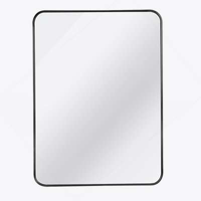 Large 22X30 Inch Rectangular Bathroom Mirror With Anti-Rust Frame And Shatterproof Film For Modern Decor