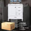 Armoire de meuble-lavabo moderne 30 po - Structure en bois massif blanc avec lavabo en céramique. 3 tiroirs et porte pour une organisation dans un cadre de style. Lavabo équipé, élégant-1008615610