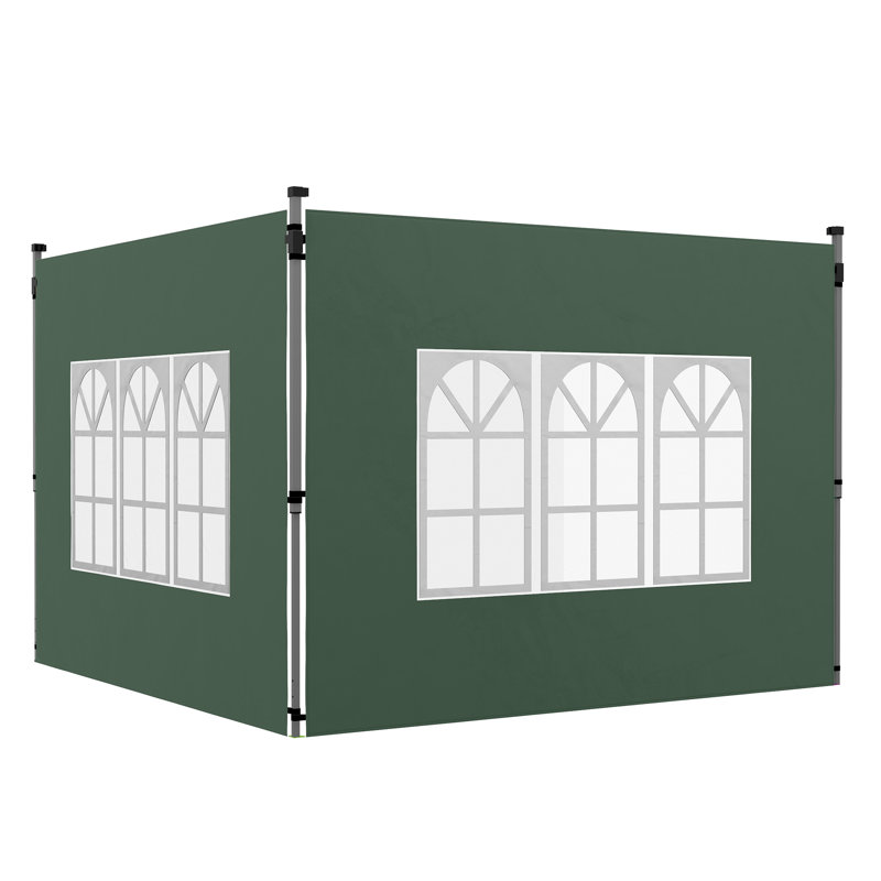 Bucherie Dakota Fields Plastic Side Wall for Canopy, Green