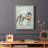 Fantastic Florals Fox, Standing Framed Print - Solid Wood-1083178638-1083178637
