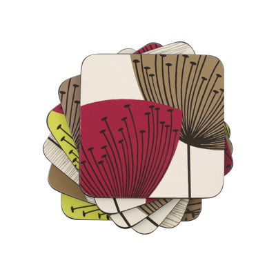 Dandelion Clocks Coasters