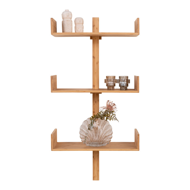 Nadelie 3 Piece Wood Tiered Shelf with Adjustable Shelves