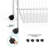 36'' H x 21.2'' W Utility Cart with Wheels-48207634