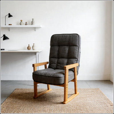 Modern Adjustable Lounge Chair with Customizable Height and Lumbar Support for Ultimate Comfort in Any Room