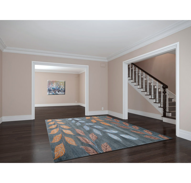 Cedartown Wool Floral Indoor Rug, Rectangle 3'6" x 5'6"