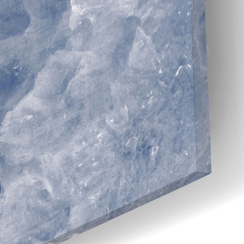  «Agate Geode 2 Navy» par Wild Apple Portfolio, art mural en verre, 16 po x 24 po, H 24 po x l 16 po