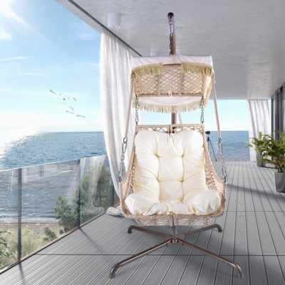 Menandros 1 Person Swing Chair with Stand