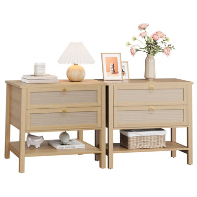 Ensemble de tables de chevet Modern Boho