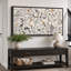 «Birds On Wildflower Plants Minimalist Modern Extra Large», reproduction d'art sur toile encadrée-107117923-111665853