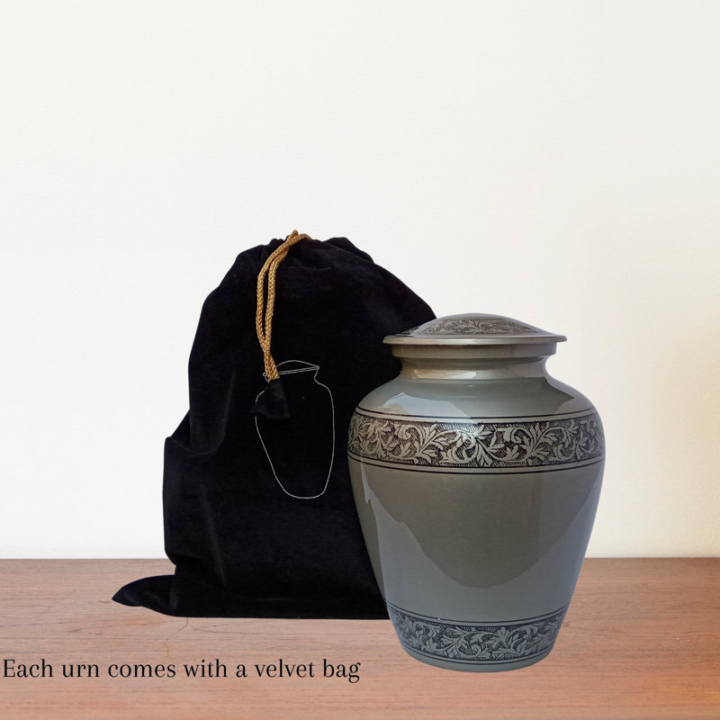 Rokeya Handmade Leaves Vines Cremation Urn 