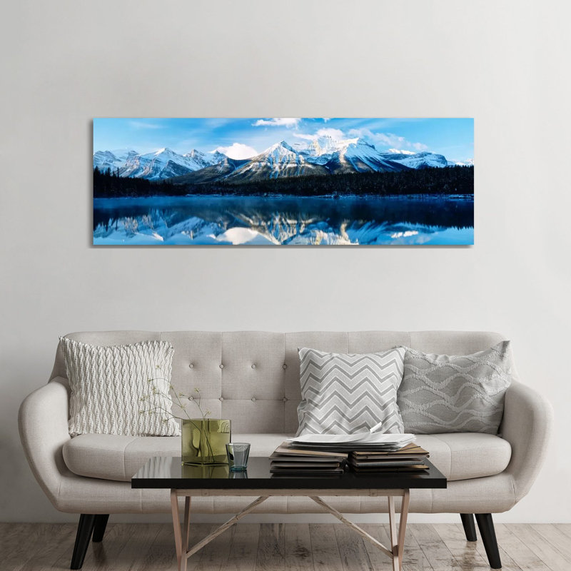 Herbert Lake, Banff National Park, Alberta, Canada - Wrapped Canvas Panoramic Print, 182.88 cm H x 60.96 cm W