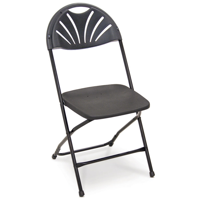 Chaise pliante en plastique Series 5, Noir