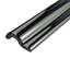 Santorini 7.9" x 2" Glossy Ceramic Mudcap Tile Trim in Nero