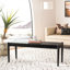 Banc en cuir tissé de 47 po Orin-627801412