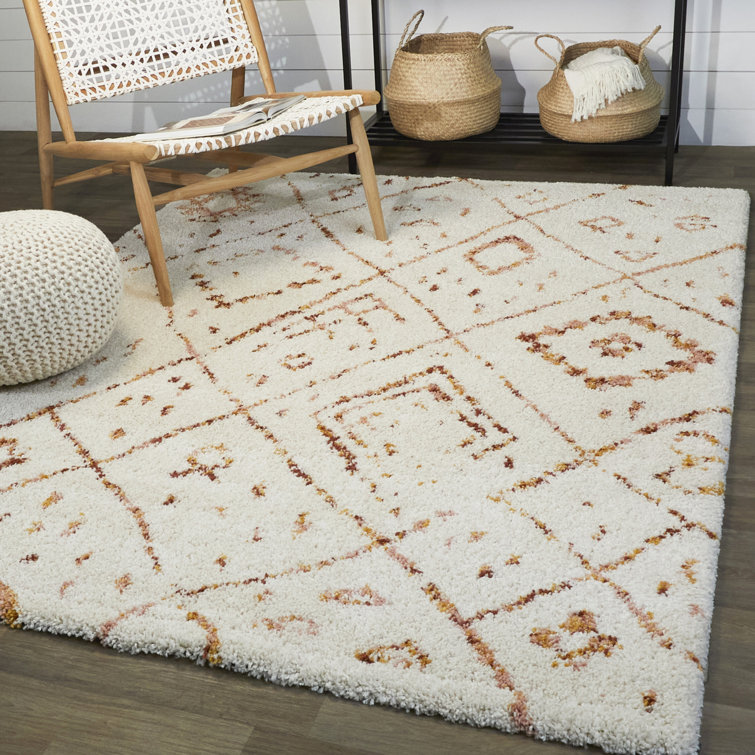 Tapis marocain à poils longs Krall