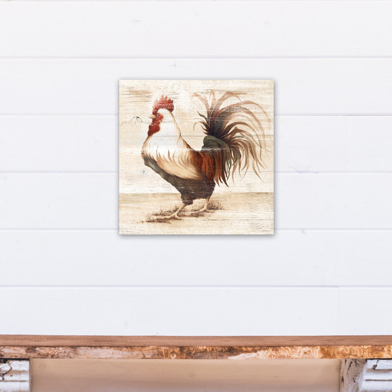 « regal coq », impression sur toile