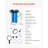 Spotless Deionized Water System Car Wash System with Integrated TDS Meter