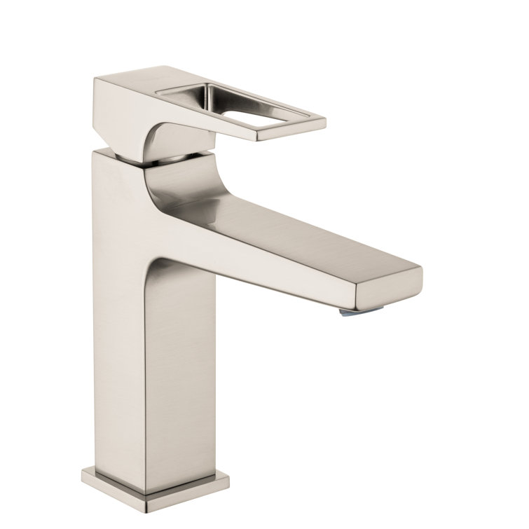 Metropol Low Flow Water Saving Single Hole Bathroom Faucet with Drain Assembly