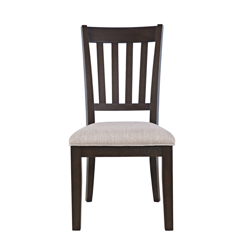 Chaise de salle à manger Ahner, Marron foncé