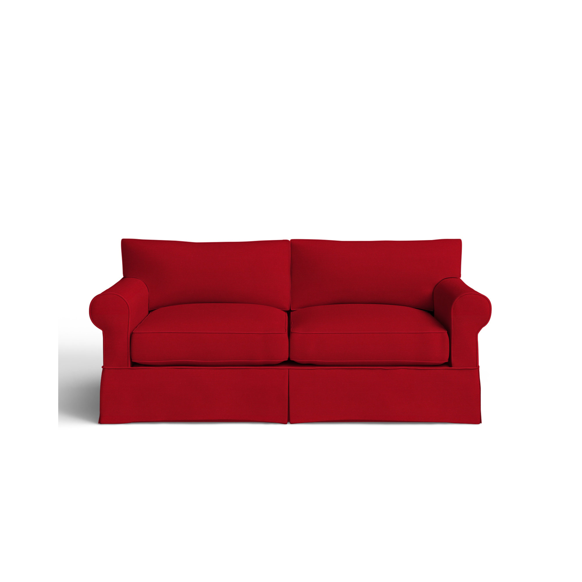 Amari 83'' Upholstered Sofa, Bayou Flame Canvas
